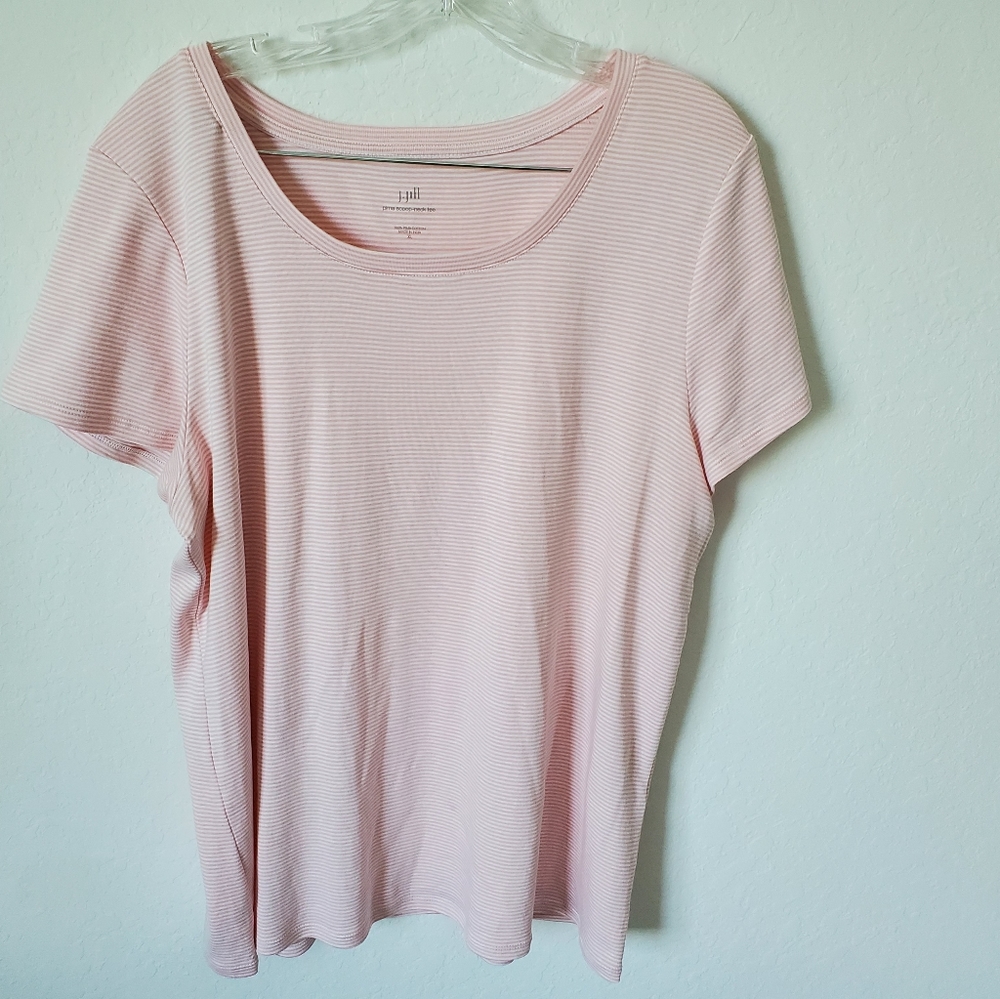 J. Jill scoop neck tee